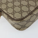 GUCCI GG Supreme Shoulder Bag PVC Beige Gold 97 02 068 Auth 148651-13