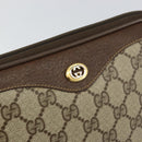 GUCCI GG Supreme Shoulder Bag PVC Beige Gold 97 02 068 Auth 148651-14