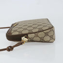 GUCCI GG Supreme Shoulder Bag PVC Beige Gold 97 02 068 Auth 148651-5