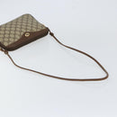 GUCCI GG Supreme Shoulder Bag PVC Beige Gold 97 02 068 Auth 148651-7