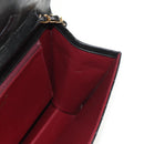 CHANEL Chain Shoulder Bag Lamb Skin Black Gold CC Auth 148654AM-24