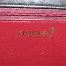CHANEL Chain Shoulder Bag Lamb Skin Black Gold CC Auth 148654AM-27