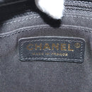 CHANEL Shoulder Bag Lamb Skin Black Gold CC Auth 148655SM-24