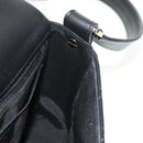 CHANEL Shoulder Bag Lamb Skin Black Gold CC Auth 148655SM-25