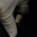 CHANEL Shoulder Bag Lamb Skin Black Gold CC Auth 148655SM-11