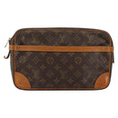 LOUIS VUITTON Monogram Compiegne 28 Clutch Bag M51845 LV Auth 148657-13