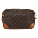 LOUIS VUITTON Monogram Compiegne 28 Clutch Bag M51845 LV Auth 148657-2
