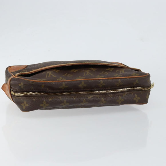 LOUIS VUITTON Monogram Compiegne 28 Clutch Bag M51845 LV Auth 148657