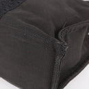 HERMES Her Line Hand Bag MM Canvas Gray Auth 148658-10