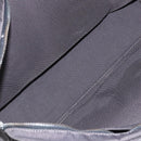 HERMES Her Line Hand Bag MM Canvas Gray Auth 148658-16