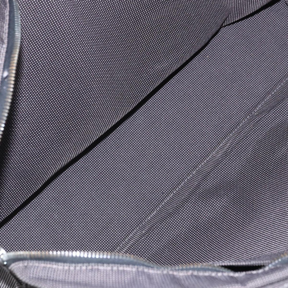 HERMES Her Line Hand Bag MM Canvas Gray Auth 148658