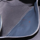 HERMES Her Line Hand Bag MM Canvas Gray Auth 148658-19