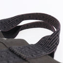 HERMES Her Line Hand Bag MM Canvas Gray Auth 148658-8