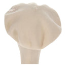 CHANEL Camellia Beret Cap Wool Cream CC Auth 148661M-3