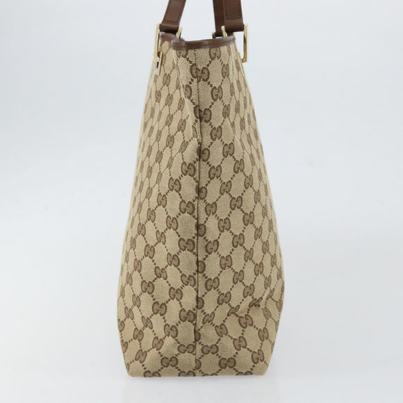 GUCCI GG Canvas Shoulder Bag Beige Gold 002 1098 3444 Auth 148662