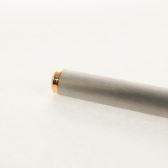 CARTIER Fountain Pen Trinity metal Silver Gold Auth 148666M