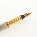 CARTIER Fountain Pen Trinity metal Silver Gold Auth 148666M-13