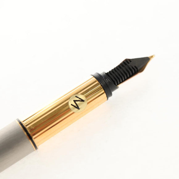 CARTIER Fountain Pen Trinity metal Silver Gold Auth 148666M