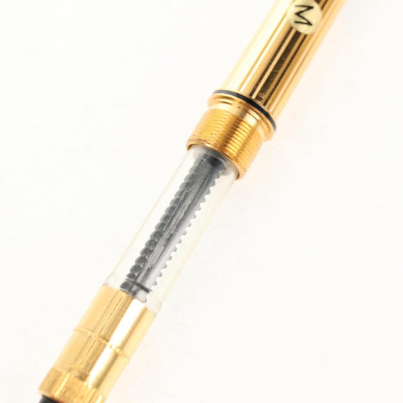 CARTIER Fountain Pen Trinity metal Silver Gold Auth 148666M