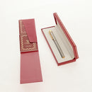 CARTIER Fountain Pen Trinity metal Silver Gold Auth 148666M-22