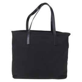 PRADA Semi Shoulder Bag Nylon Black Silver Auth 148673 - 0