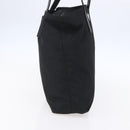 PRADA Semi Shoulder Bag Nylon Black Silver Auth 148673-3