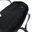 PRADA Semi Shoulder Bag Nylon Black Silver Auth 148673-6