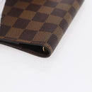 LOUIS VUITTON Damier Ebene Agenda PM Day Planner Cover R20700 LV Auth 148674-16
