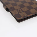 LOUIS VUITTON Damier Ebene Agenda PM Day Planner Cover R20700 LV Auth 148674-17