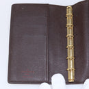 LOUIS VUITTON Damier Ebene Agenda PM Day Planner Cover R20700 LV Auth 148674-19