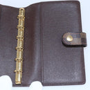 LOUIS VUITTON Damier Ebene Agenda PM Day Planner Cover R20700 LV Auth 148674-20