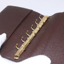 LOUIS VUITTON Damier Ebene Agenda PM Day Planner Cover R20700 LV Auth 148674-8