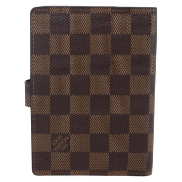 LOUIS VUITTON Damier Ebene Agenda PM Day Planner Cover R20700 LV Auth 148674 - 0