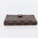 LOUIS VUITTON Damier Ebene Agenda PM Day Planner Cover R20700 LV Auth 148674-4