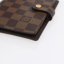 LOUIS VUITTON Damier Ebene Agenda PM Day Planner Cover R20700 LV Auth 148674-14