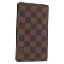 LOUIS VUITTON Damier Ebene Agenda Poche Note Cover R20703 LV Auth 148675-1