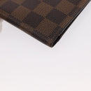 LOUIS VUITTON Damier Ebene Agenda Poche Note Cover R20703 LV Auth 148675-15