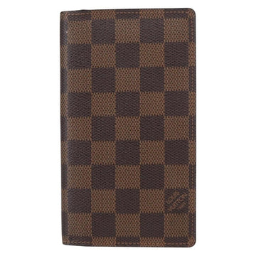 LOUIS VUITTON Damier Ebene Agenda Poche Note Cover R20703 LV Auth 148675 - 0