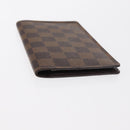 LOUIS VUITTON Damier Ebene Agenda Poche Note Cover R20703 LV Auth 148675-5