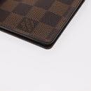 LOUIS VUITTON Damier Ebene Agenda Poche Note Cover R20703 LV Auth 148675-7