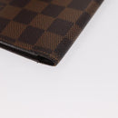 LOUIS VUITTON Damier Ebene Agenda Poche Note Cover R20703 LV Auth 148675-14