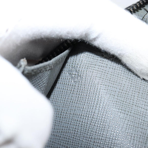 PRADA Round Wallet Safiano leather Black 2ML220 Auth 148677