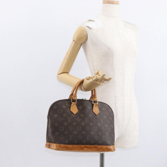 LOUIS VUITTON Monogram Alma Hand Bag M51130 LV Auth 148678