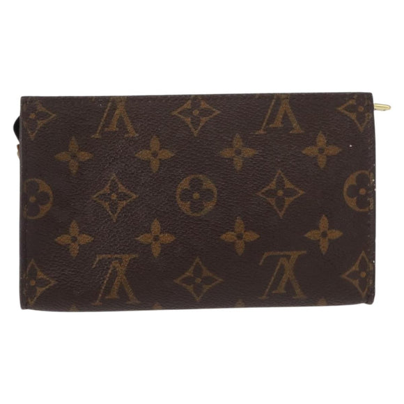 LOUIS VUITTON Monogram Bucket PM Accessory Pouch LV Auth 148679