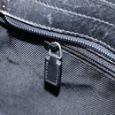 GUCCI GG Canvas Shoulder Bag Black Silver 34339 Auth 148680-22