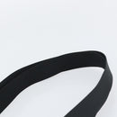 GUCCI GG Canvas Shoulder Bag Black Silver 34339 Auth 148680-8