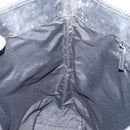 GUCCI GG Canvas Shoulder Bag Black Silver 31243 Auth 148685-20