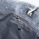 GUCCI GG Canvas Shoulder Bag Black Silver 31243 Auth 148685-21