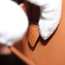 CELINE Triomphe Mini Semi Shoulder Bag PVC Brown White Auth 148690SM-11