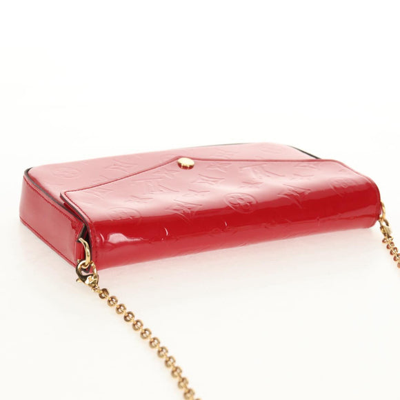 LOUIS VUITTON Vernis Wallet Pochette Felice Bag Slys M61293 LV Auth 148691V